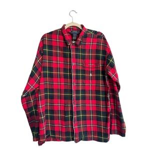 Polo Ralph Lauren Classic Pajama Shirt Size Medium